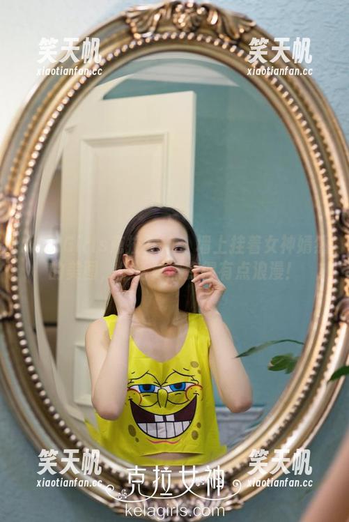 KelaGirls克拉女神-婧然 KelaGirls克拉女神 - 墙上挂着女神婧然的美图,生活竟然变得有点浪漫!