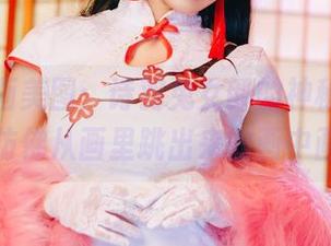 喵糖映画美图：诗羽兔女郎的神秘图集，仿佛从画里跳出来的画中画
