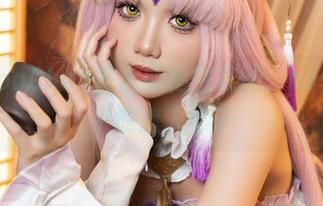 PoppaChan宵宫的秘密花园：cos写真中的迷人影子