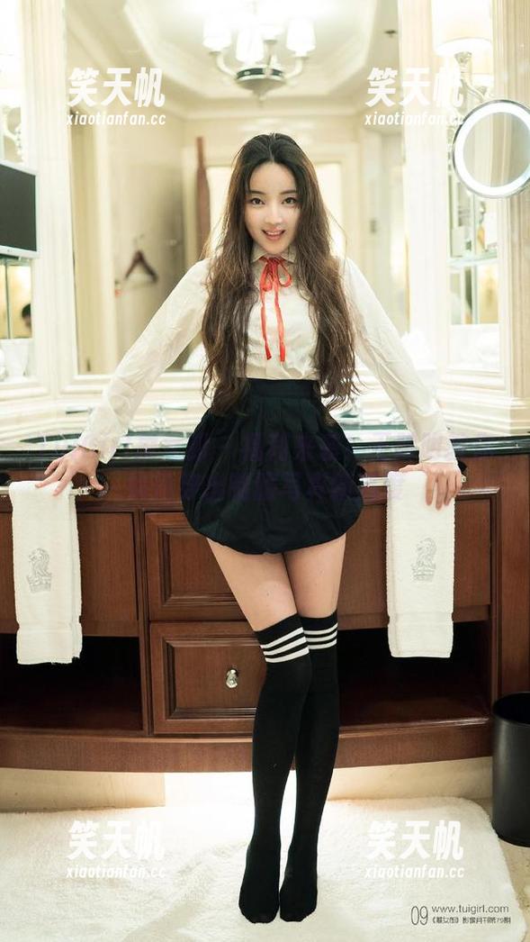 TuiGirl推女郎-王明明 TuiGirl推女郎 - 福利来袭!王明明教你如何穿出制服写真新高度