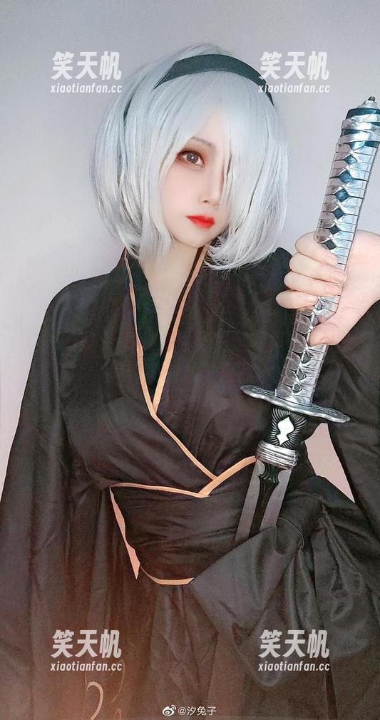 汐兔子 在FGO黑Saber的世界里选写真,汐兔子教你如何放飞自我!